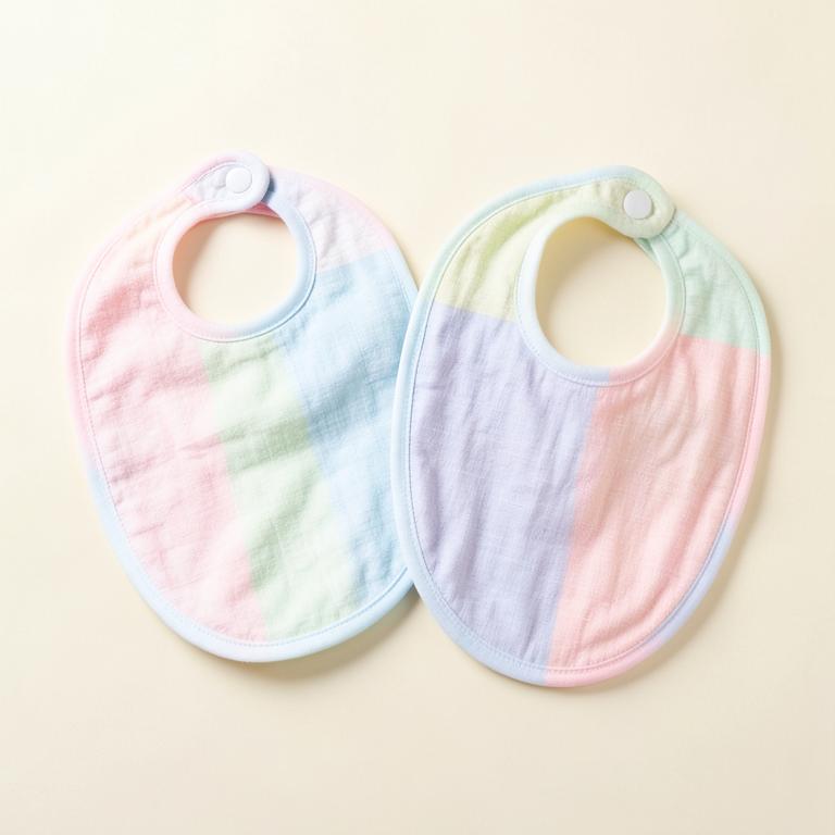 Soft Muslin Bib Set
