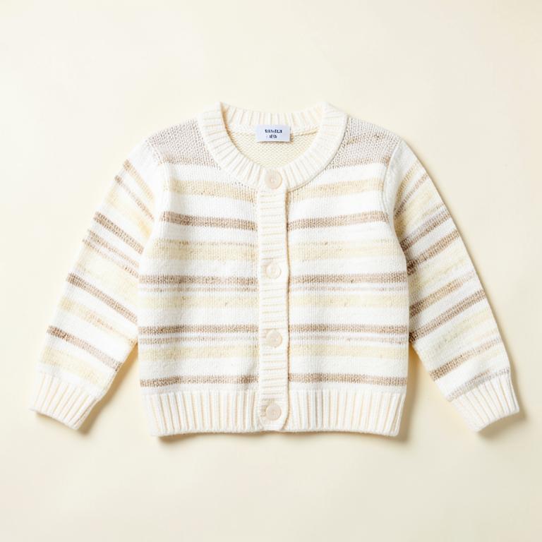 Stripe Knit Cardigan